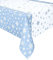 Tischdecke aus Kunststoff mit Schneeflocken Tischdecke One Size blau/weiß