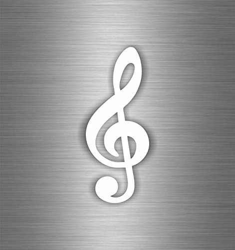 Akachafactory Aufkleber Sticker Auto Motorrad Biker Jahrhundert de Sol Note Partition Musik