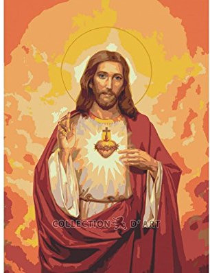 Collection DArt 10474 Dekoschilder, 30 x 40 cm, Jesus Unic einfarbig