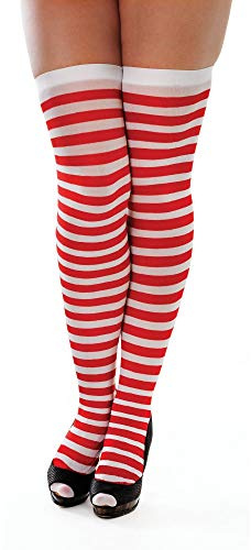 Bristol Novelty Striped Stockings, One Size
