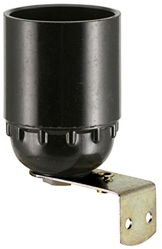 Iso Lampen Fassung, E27, mit Metallwinkel, ohne Außengewinde