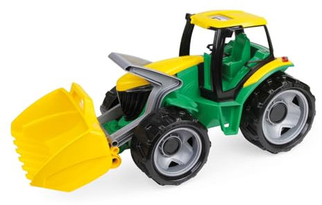 Lena 02057 - Starke Riesen Traktor mit Frontlader, grün / gelb, ca. 62 cm