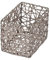 WENKO Aufbewahrungskorb Curly Taupe - Badkorb, Zellstoff, 15 x 11 x 10.5 cm, Taupe Gomo