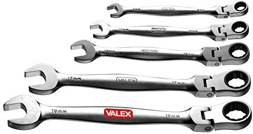 CHIAVI COMBINATE A CRICCHETTO 5PZ 1460847 Valex