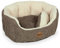 Nobby Komfortbett oval Alba, braun, 86 x 70 x 24 cm