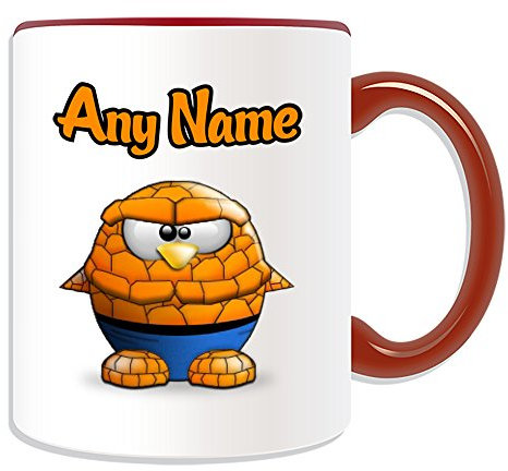 Benjamin Grimm Tasse mit Pinguin-Film-Charakter-Design, Farboptionen, personalisierbar