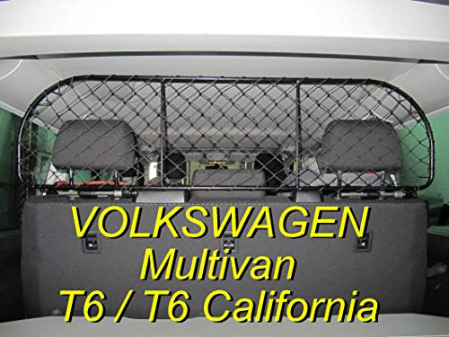 ERGOTECH Trennnetz Trenngitter für Volkswagen Multivan T6, RDA65-XL16 kvw012, für Hunde und Gepäck