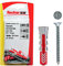 Fischer 12 Tasselli Duopower con Vite, 6 x 30 mm, per Muro Pieno, Mattone Forato, Cartongesso, 537625