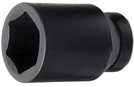 SW-Stahl 07980L-39 Kraft-Steckschlüsseleinsatz 1 Zoll - 39 mm Lang | Schlagschrauberfester Impact-Einsatz aus Chrom-Molybdän-Stahl - 100 mm Tief - Sechskant-Profil mit Rille & Bohrung