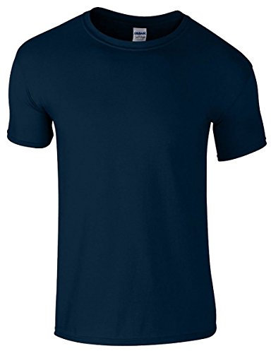 Gildan Mens Short Sleeve Soft-Style™ T-Shirt (2XL) (Purple)