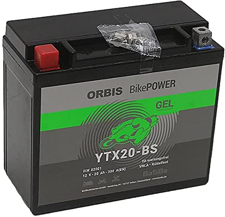 Orbis BikePower YTX20-BS 82001 12V 18 Ah 300A
