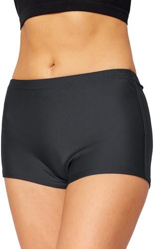 Merry Style Short de Bain Sport Vêtements d'Été Femme L23L1 (Graphite (9154), FR 36 = DE 34)