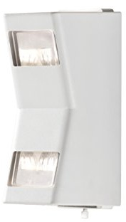 Gnosjö Konstsmide 7956-250 A++ to A Außenwandleuchten, Aluminium, weiß, 11 x 9 x 23 cm
