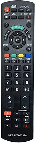 allimity Sostituire il Telecomando N2QAYB000328 apto para Panasonic TV TX-LF26X10 TX-LF32S10 TX-LF32X10 TX-LF32X15 TX-LF37S10 TX-P37X10Y TX-P42C10 TX-P42S10E TX-P42S10ES TX-P42S11