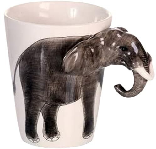 tasse-mug-elephante-vaisselle-animaux-3d-ceramique fait main enfant femme garcon fille