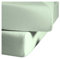 fleuresse Comfort Spannbettlaken (96 % Baumwolle, 4 % Elasthan), mit Rumdumgummizug, Ökotex Standard 100, für Matratzen bis 26 cm Höhe, 180 - 200 x 200 - 220 cm, blassgrün