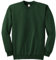 Star and Stripes Small Bottle Green Crew Neck Cotton Sweatshirts Durable Jumpers Unisex Fitting