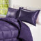Cotton Loft Puff Daunendecke für drinnen und draußen, wasserabweisend, mit extra starkem Nylonbezug, für Doppelbetten, Violett