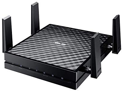 Asus EA-AC87 Media Bridge Access Point Wireless AC1800, Gigabit LAN, Play-Back in 4k, Nero/Antracite