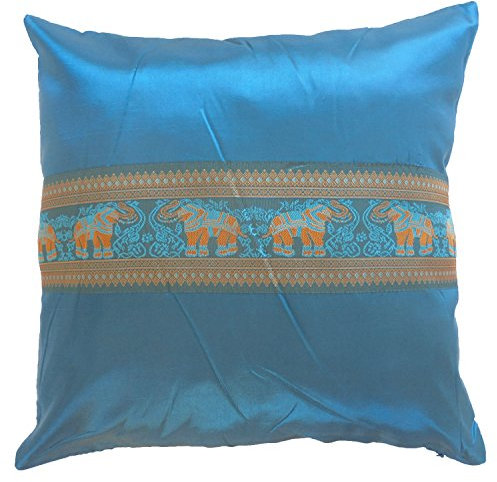 Elefanten jade Kissenbezug Kissenhülle Kissen 44 cm x 44 cm Thai Silk Sofa Couch