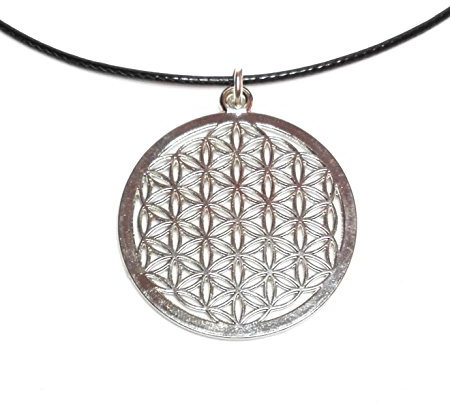 Dreamlife Elegante Blume-des-Lebens-Kette mit Anhänger aus Zinklegierung