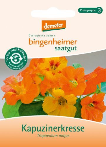 Bingenheimer Saatgut - Kapuzinerkresse - Blumen Saatgut / Samen