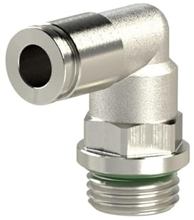 RIEGLER 108897-854.018-6 L-Steckverschraubung »metallica«, drehbar, G 1/8 a., Schlauch-Ø 6, 1Stk