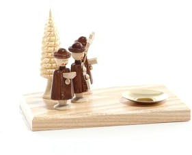 Rudolphs Schatzkiste Kerzenhalter Kurrende BxHxT ca 12x10x7 cm NEU Kerzenständer Kerzenleuchter Kurrendefiguren Kirche Gotteshaus Stern Sänger Weihnachten Seiffen Erzgebirge