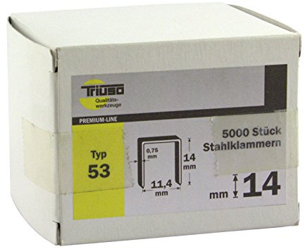 Triuso Klammern Typ 53 5000 Stück c=14 mm