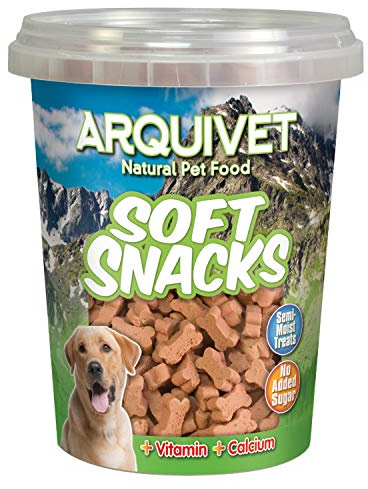 Arquivet, Soft Snacks für Hunde, Knochen, Lachs, 300 g