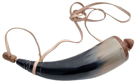 Whetstone Cutlery Early American Frontier Style Powder Horn