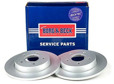 Borg & Beck BBD4476 Brake Disc Pair To Fit Ford FocusII 1 6 1 6Ti 11/04-