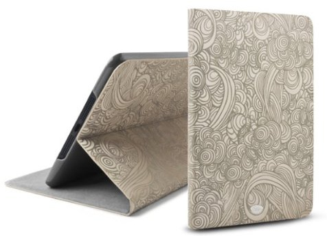 iSkin Vibes (Swirl) Plastic Case for iPad Mini beige