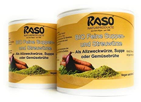 Gemüsebrühe ohne Hefe und Glutamate BIO (2 x 300g) Gemüsebrühe vegan - BASICHES LEBENSMITTEL