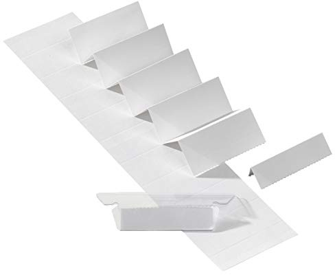 Jalema 2584600000 Beschriftungsstreifen für Euroflex Sichtreiter, 50 mm Weiß, Verpackung 250 Stück