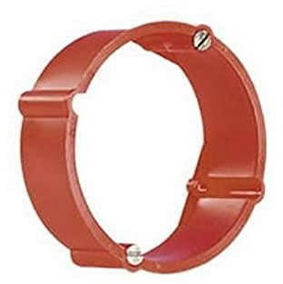 F-tronic Putzausgleichsringe, 24mm tief, Schraubabstand 60mm, E132, Inhalt: 50, Stück, Rot