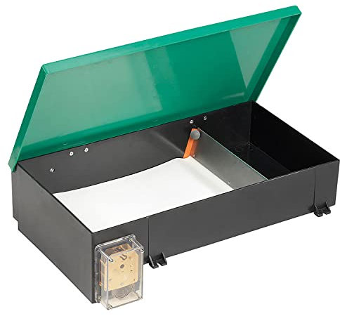 FIAP profifeed BeltFeeder 5 kg / 24 h - Futterautomat - Fischfutterautomat - Teichwirtschaft - Teichfische - mechanisches Uhrwerk - Fischzucht - Füllmenge Futterkasten 5 kg