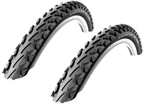 2x Schwalbe Land Cruiser Fahrrad Reifen 26 x 1,9 50-559 schwarz Kevlar B394d