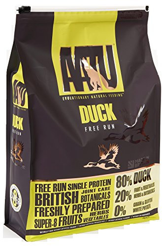 AATU 80/20 Complete Dry Dog Food, Duck 5kg - Dry Food Alternative to Raw Feeding, High Protein. No Nasties, No Fillers. (Packaging may vary).