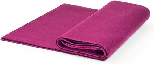The Felt Store Bastelfilz Meterware 1,6 mm – Wein rot, 100% weicher Acryl-Filz, farbintensiver und langlebiger als Polyester, ideal zum Nähen & Basteln, Breite 1,8 m, Länge 5 m