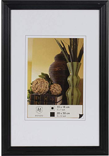 Henzo Artos Bilderrahmen, Holz, Schwarz, Bildformat 20x30 cm