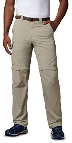 Columbia Silver Ridge Convertible Herren-Hose, atmungsaktiv, UPF 50 Sonnenschutz, Fossil, Größe 42 x 34