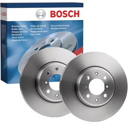 Bosch BD1276 Brake Disc Set - 282.1 mm Vented Discs - Front Axle - ECE-R90 Certified - Good Cooling, Reliable Braking, Corrosion Protection - 1 Set of 2 Discs