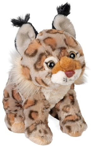 Wild Republic Cuddlekins Mini, Bobcat, Stofftier, Baby-Geschenk für Mädchen und Jungen, Kinder Plüschtier, Kuscheltier Für Babys, Spielzeug aus Recyclingmaterial, 20.32cm