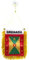 AZ FLAG - Wimpel Grenada - 15x10 cm - Grenada Mini Flagge 10 x 15 Cm - Auto Pennant Spezielle Auto