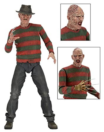 NECA Nightmare On Elm Street 39897 Teil 2 1/4 Scale Freddy Krugger Figur für 17 Jahre bis 99 Jahre