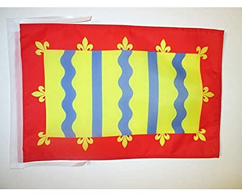 AZ FLAG Cambridgeshire county Flag 45x30 cm 100D Polyester Cords | Indoor and outdoor use 12x18 in decorative flag double stitched seams and reinforced edges with ties
