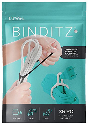 UT Wire UTW-RXS8-WH Binditz Mini für Mobile, aufsteckbare Silikonkabel Home Sortiert
