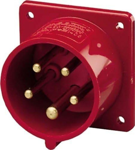 Mennekes 1408 – Klinke gerade 16 A 5-polig 400 V Farbe