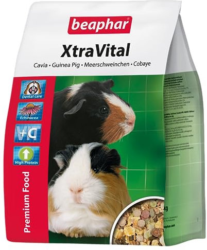 BEAPHAR - XtraVital Meerschweinchen Futter - Für Nager Und Kleinsäuger - Mit Alfalfa, Extra Vitamin C - Gesundheitsförderung, Mangelvorbeugung - 2,5 kg